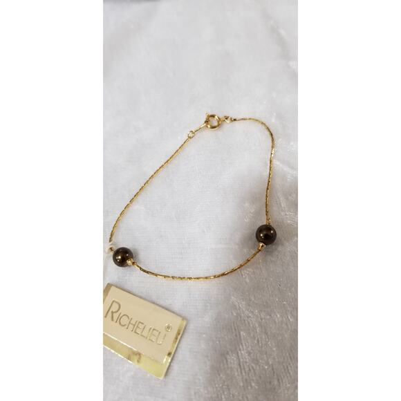 Richelieu goldtone 6" bracelet 1.1586 - Picture 4 of 4